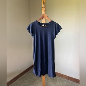 GAP T-shirt Dress with Ruffle Sleeves